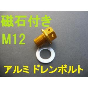 M12 P1.5 磁石 ドレンボルト銀 ZZR1200 ZZ-R1400 ゼファー750 ZX-10R