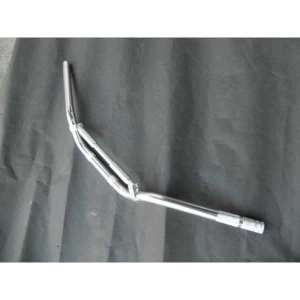 新品 アルミハンドル 22.2mm 銀 ( (ゼファー400 Z1000 ZRX1200 Dトラッカ...