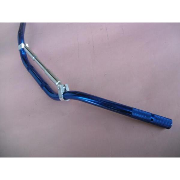 新品 アルミハンドル 22.2mm 青 (セロー225 TW200 DT200WR YBR125 T...
