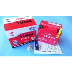 YUASA 台湾ユアサ TTZ6V バッテリー 充電済 互換 YTZ6V YTX5L-BS FTZ6V GTZ6V Dio Z4 ズーマー PCX125 CBR125R XVS250 セロー250 VTR250｜makino-auto-yafuoku