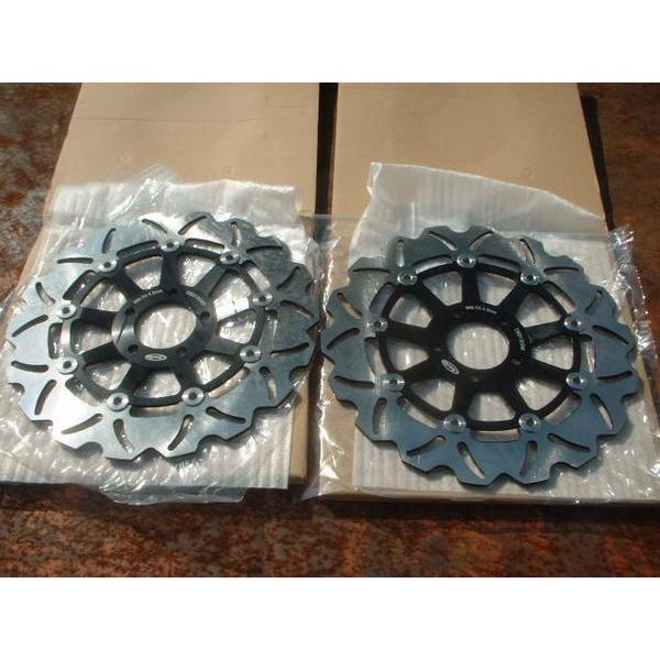 Arashi製フロント用ブレーキディスク1009黒 ゼファー1100RS ZRX1200S ZRX1...