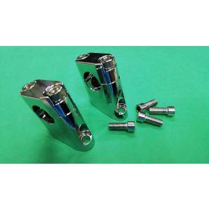 傾斜ハンドルポスト (GSX400 インパルス イナズマ400 GN125 ジェベル