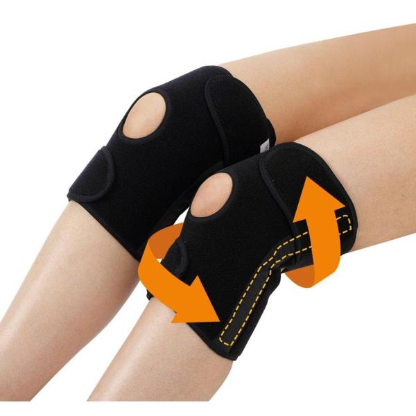 かるがる膝ベルト （同色2枚入り） ブラック ベージュ 左右兼用 膝サポーター