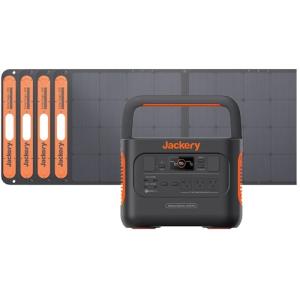 SG-1000B-4　　Ｊａｃｋｅｒｙ　Ｓｏｌａｒ　Ｇｅｎｅｒａｔｏｒ　１０００　Ｐｒｏ　８００Ｗ　ポータブル電源　ソーラーパネル４枚　セット　SG-1000B-4｜makinokikou