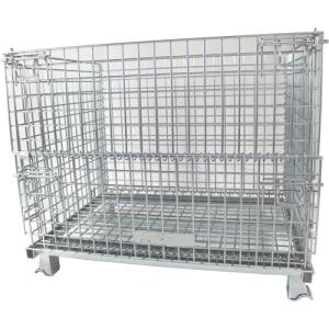 中古 メッシュパレット 800×1000×850 網カゴ 網パレット 鉄