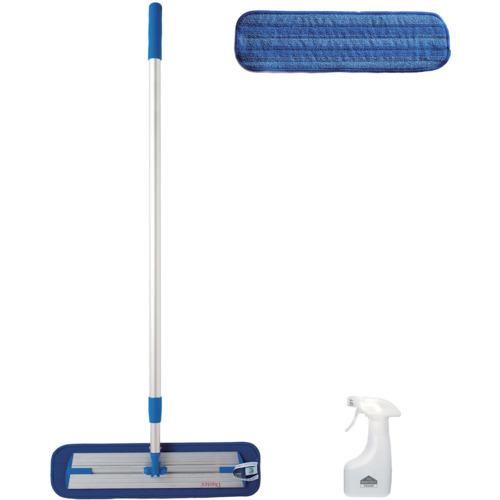MQMSET21　Ｅ．ＯＣＴ（株）　ＭＱデュオテックス　プレミアムモップ　３種セット　４７ｃｍ　ブル...