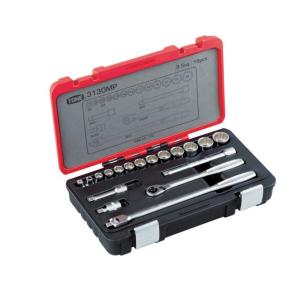TONE トネ ソケットレンチセット 差込角9.5mm 18点セット 3130MP