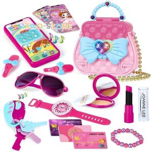メイクセット 女の子 お化粧おもちゃ メイクおもちゃ 携帯おもちゃ 鍵 おしゃれバッグ付属 子ども メイクアップ ドレッサーおもちゃ