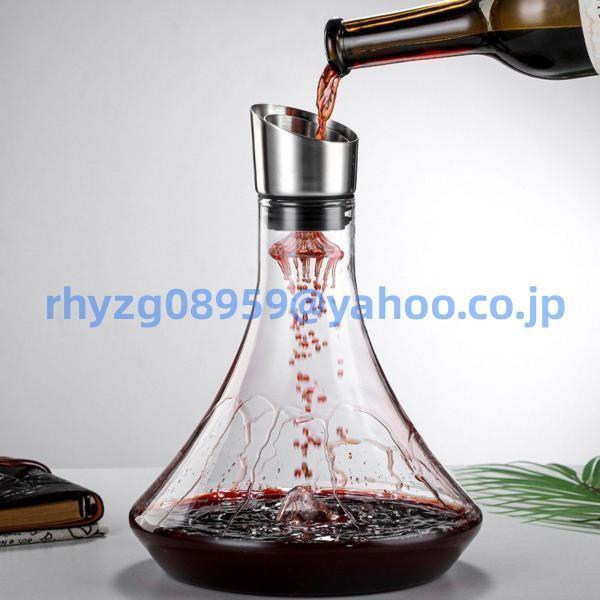 ホームパーティーワインギフト用の手吹きワインデキャンタークリスタルガラス