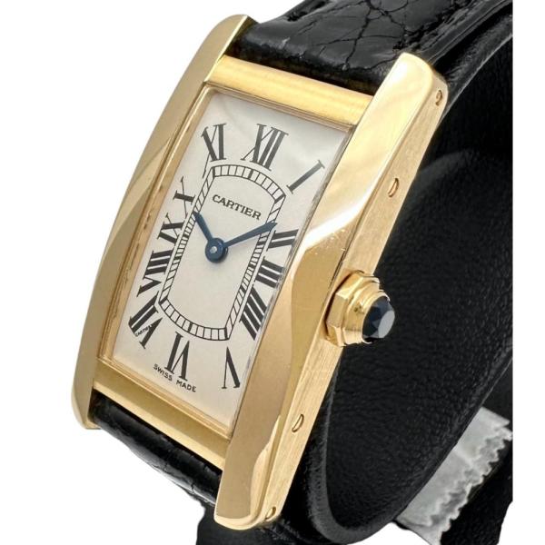 CARTIER/カルティエ タンクアメリカンSM  W2601556 腕時計 K18YGイエローゴー...