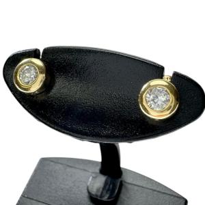 ダイヤモンド 0.102/0.104ct E-VVS2-VG ピアス K18YG