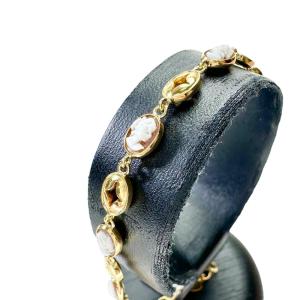テニス ダイヤモンド 計0.50ct ブレスレット K18ゴールド 11.4g 18.8cm 