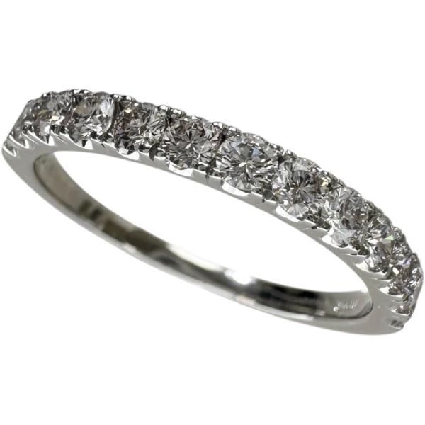 12号 ハーフサークル ダイヤモンド（ハート＆キューピット） 0.50ct リング・指輪 Pt950...