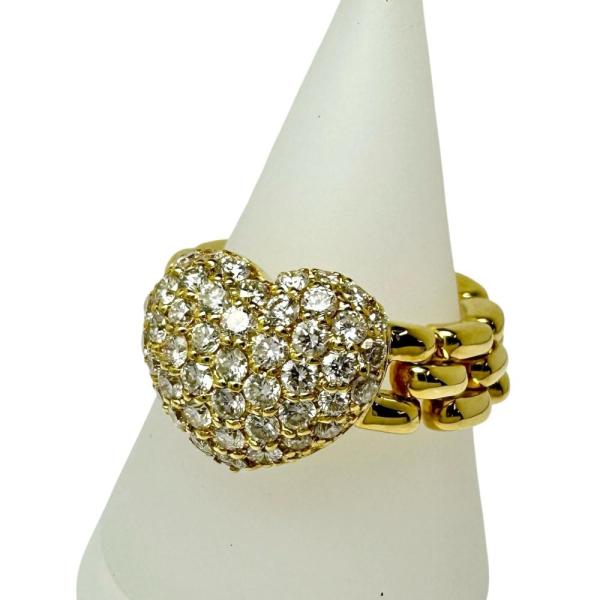12号Ponte Vecchio/ポンテヴェキオ ハート チェーン ダイヤモンド 計0.90ct リ...