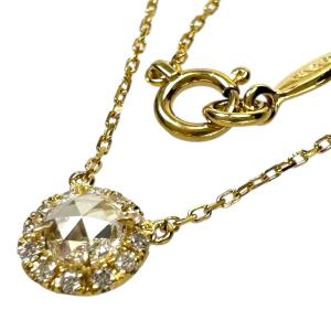 AHKAH/アーカー ローズカット含むダイヤモンド 計0.20ct ネックレス ヴィヴィアンローズ ...