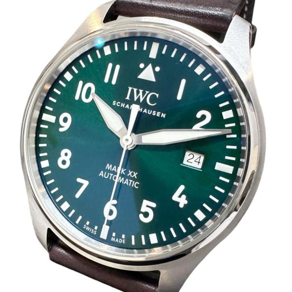 IWC/インター IW328205 マークXX パイロットウォッチ 腕時計 ステンレス/レザー 自動...