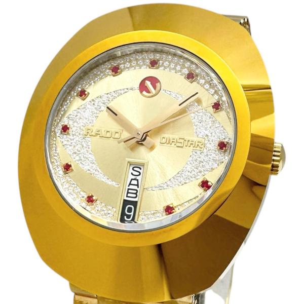 RADO/ラドー ダイヤスター 636.1313.3 腕時計 ステンレススチール/GP 自動巻き/オ...