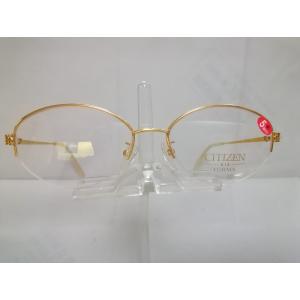 H-6265 K14WG/K18 【14金ホワイトゴールド眼鏡フレーム 飾り部分18金