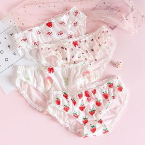 ショーツ レディース パンツ 下着 フリル リ...の詳細画像2