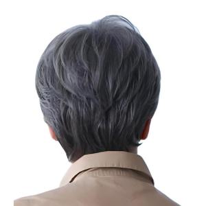 男性用かつら 100%人毛ウィッグ メンズウィ...の詳細画像5