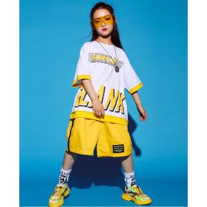 キッズ ダンス衣装 tシャツ パンツ ヒップホ...の詳細画像2
