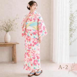 浴衣 帯 2点 セット 浴衣帯 花柄 綿 レデ...の詳細画像2