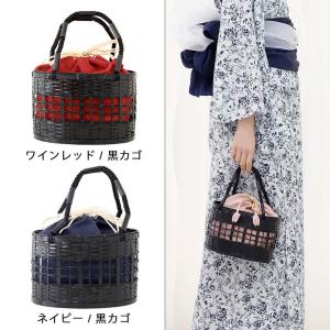 かごバッグ カゴバッグ 巾着 きんちゃく カゴ...の詳細画像2