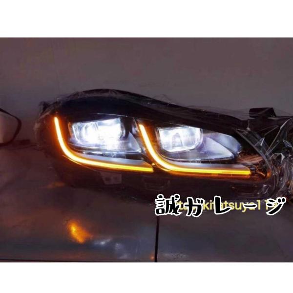 ジャガー XJ X351 2010年〜　フルLEDヘッドライト LEDウィンカー ★LEDバルブ付き...