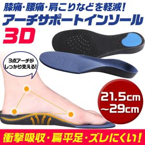 インソール 中敷き 扁平足 土踏まず アーチサポート 衝撃吸収 人体工学