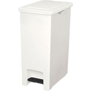 アスベル フタ付きゴミ箱 エバンペダル45SD 軽いペダル 45L 白 衛生的 A6324｜眞屋