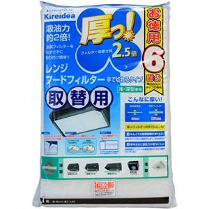 三菱アルミニウム(Mitsubishi Aluminum) 厚っレンジフードフィルター 浅・深型兼用 徳用6回分｜眞屋