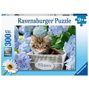 ラベンスバーガー(Ravensburger) ジグソーパズル 300ピース 花と子猫 12894 5｜makotoya1259