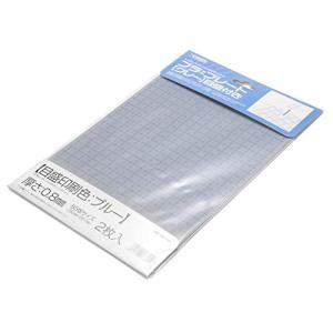 ウェーブ プラ=プレート  B5 グレー 0.8mm ホビー用工具 OM-309