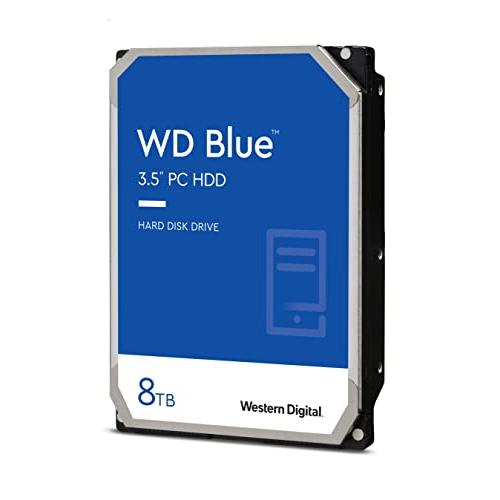 Western Digital 8TB WD ブルー PC ハードドライブ HDD - 5640 R...