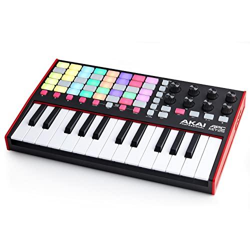 Akai Professional USB MIDIキーボード コントローラー 25鍵 40 RGB...