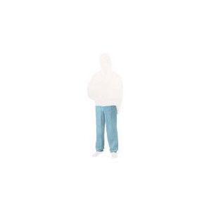 TRUSCO(トラスコ) 不織布使い捨て保護服ズボン 3Lサイズ ブルー TPCZ3LB｜makotoya1259