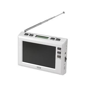 YAZAWA ヤザワコーポレーション 4.3インチワンセグTV ホワイト・TV03WH