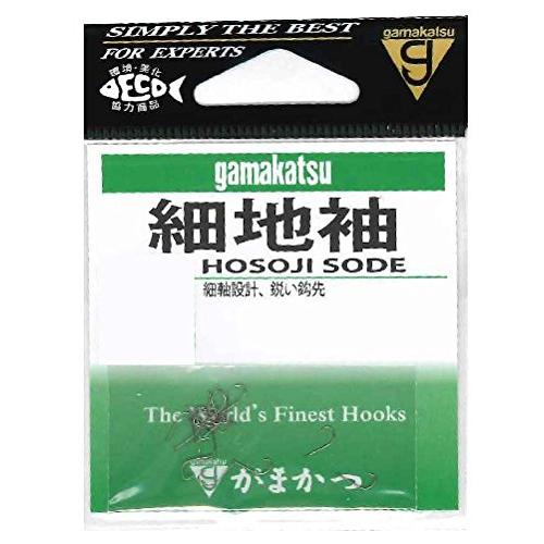 がまかつ(Gamakatsu) 細地袖 フック 茶 3号 釣り針