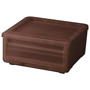 天馬 奥行スリム リビング引出 幅45×奥行40×高さ22cm PRX カバゾコ 45-クリアBR