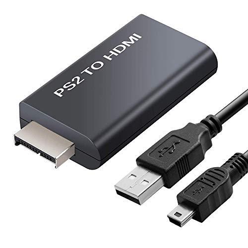 RGEEK製 PS2専用HDMI接続コネクター PS2 to HDMI 変換アダプターHDMI出力 ...