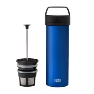 Espro 5116C-18GR 超軽量コーヒープレス 真空断熱 ステンレススチール 16oz 5116C-19BL｜makotoya1259