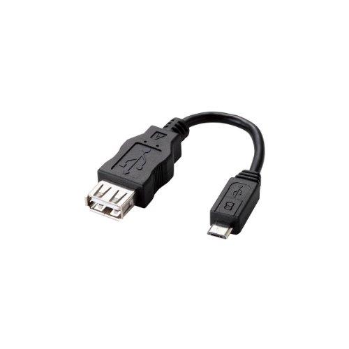 エレコム マイクロUSBケーブル microUSB (micro B to USB Aメス ) 変換...