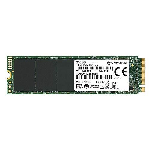 Transcend PCIe M.2 SSD (2280) 256GB NVMe PCIe Gen3...