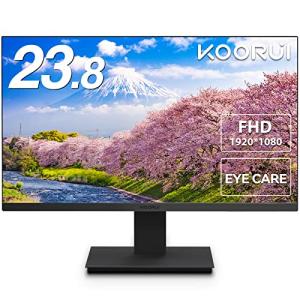 KOORUI モニター 23.8インチ 24N1A ディスプレイ (スピーカー非搭載) VA非光沢 フルHD 75Hz ブルーライト軽減 フリッ｜makotoya1259