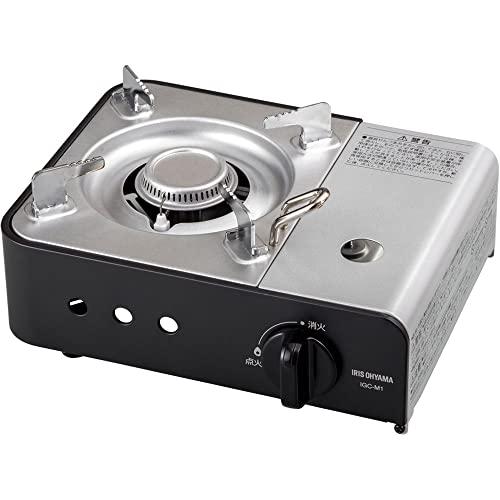 アイリスオーヤマ(IRIS OHYAMA) カセットコンロ 合金鋼 ミニ チャコール IGC-M1-...
