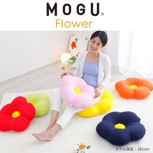 クッション おしゃれ 花 ビーズクッション 座...の詳細画像1