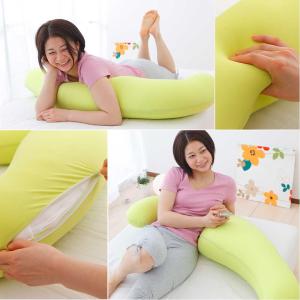 抱き枕 ビーズ 横向き枕 いびき 腰痛 妊娠 ...の詳細画像1