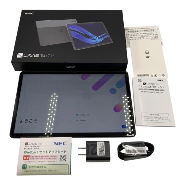 ■美品 NEC LAVIE Tab T11 PC-T115FAS 128GB RAM6GB Andr...
