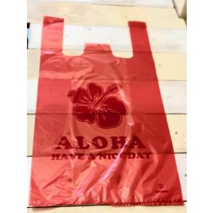 ALOHA柄レジ袋（L)100枚（クリックポストにて配送）