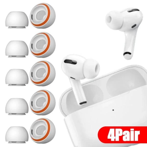 AirPods Pro 1/2用のシリコンチップ,液体,防音,Appleイヤホン用の耳栓